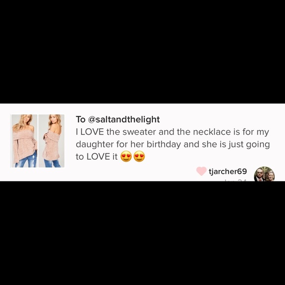 LAST 1️⃣ Jada Chenille off shoulder Sweater - Picture 6 of 7